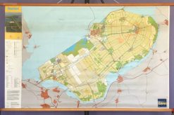 Oude kaart van Flevoland (1981)