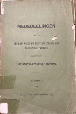 Mededeelingen Bureau voor de bestuurszaken buitenbezittingen