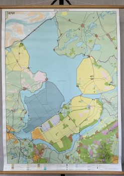 Oude Schoolkaart IJsselmeergebied