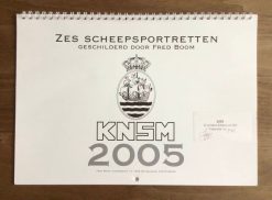 Zes scheepsportretten geschilderd door Fred Boom