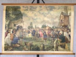 Oude Schoolkaart een Hagepreek bij de Hoornbrug bij Rijswijk Augustus 1566