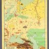 Oude Schoolkaart Rusland