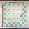 Oude Schoolkaart Het Metrieke Stelsel