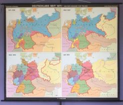 Oude Schoolkaart Deutschland Seit 1871: Von der Einigung zur Teilung (Alleen afhalen) Duitsland Sinds 1871: Van eenwording tot deling