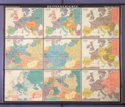 Oude Schoolkaart Zeitgeschichte (alleen afhalen)