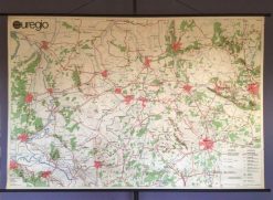 Oude Schoolkaart Euregio (Overijssel en een deel van Duitsland) Alleen afhalen