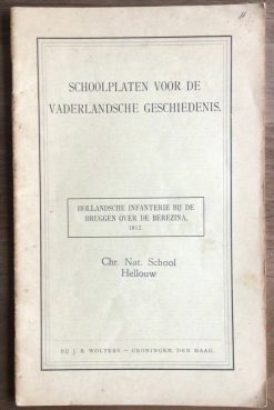 Schoolplatenboekje uit de  Vaderlandsche geschiedenis - De Romeinen in ons land - een nederzetting bij een vesting