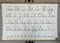 Oude Schoolkaart Letterkaart