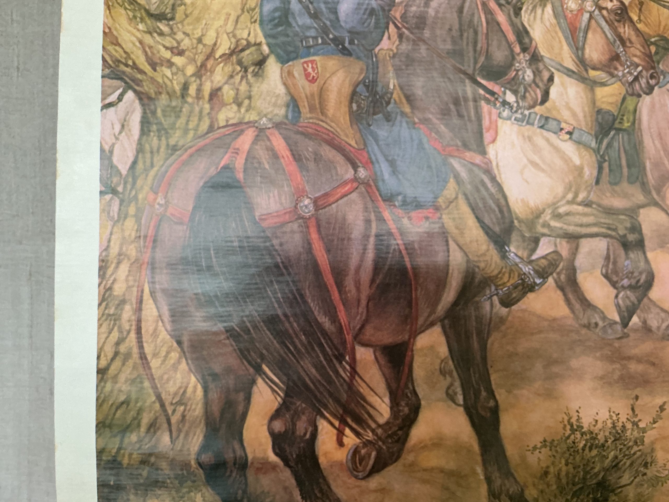Oude Schoolkaart Floris V wordt door edelen gevangen genomen (1296) - Afbeelding 5