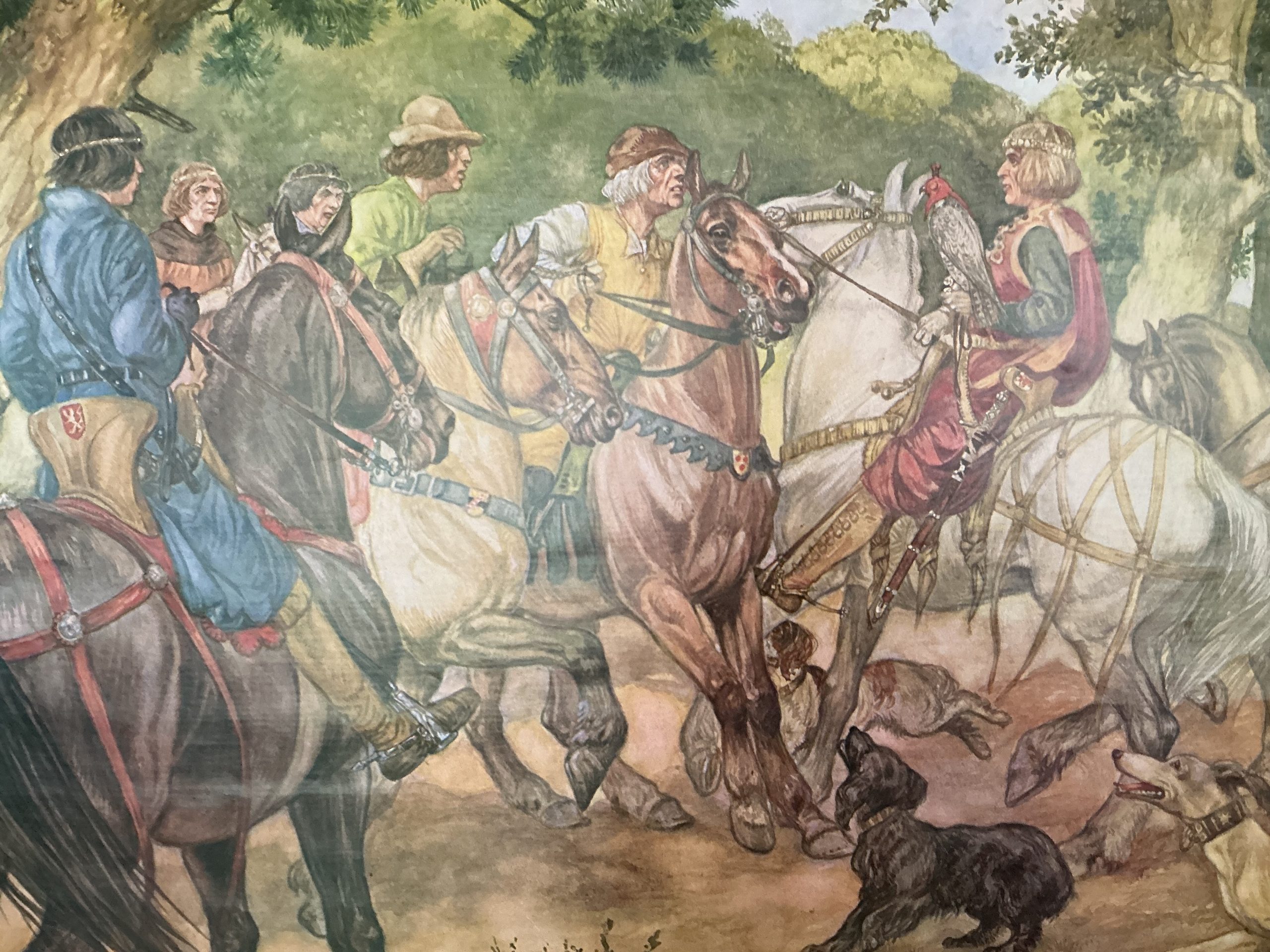 Oude Schoolkaart Floris V wordt door edelen gevangen genomen (1296) - Afbeelding 6