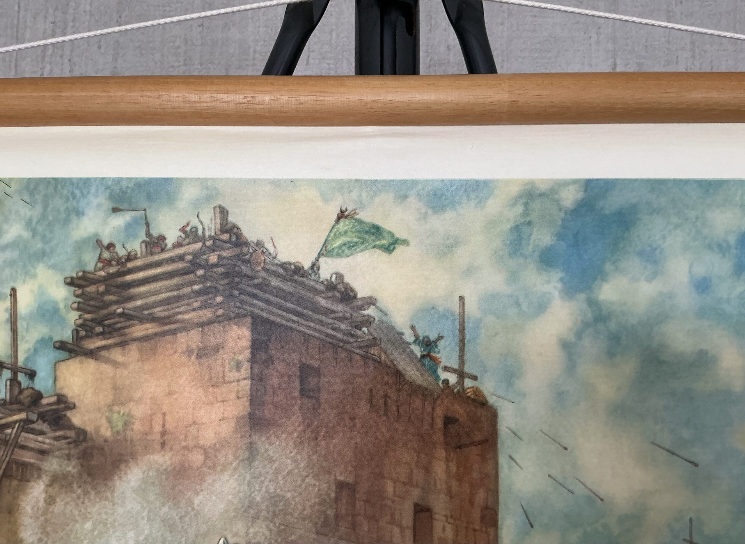 Oude Schoolkaart Kruisvaarders voor Jeruzalem (1099) - Afbeelding 3