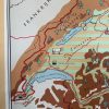 Oude Schoolkaart Zwitserland - Afbeelding 5