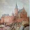 Oude Schoolkaart De Hanzestad Kampen (1441) - Afbeelding 7