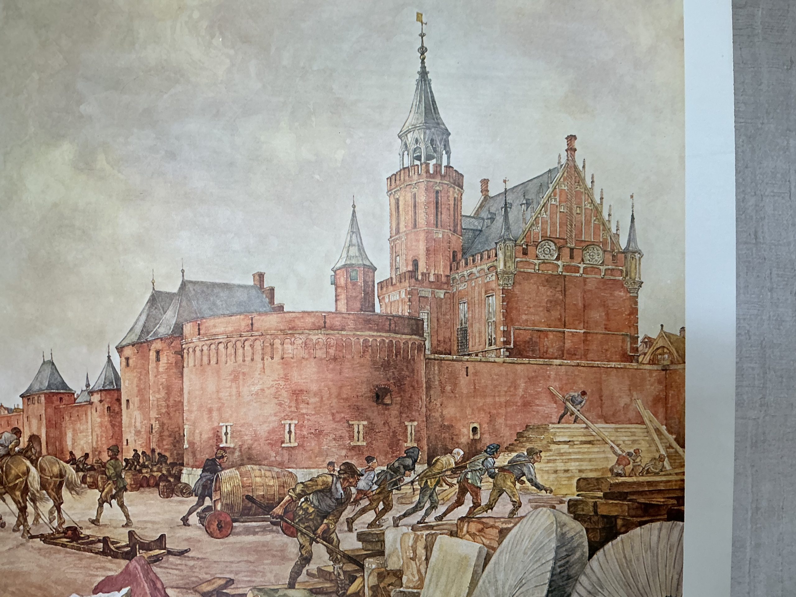 Oude Schoolkaart De Hanzestad Kampen (1441) - Afbeelding 7