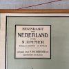 Oude Schoolkaart Beginkaart van Nederland - Afbeelding 2