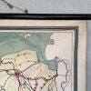 Oude Schoolkaart Eerste Wandkaart van Nederland - Afbeelding 4