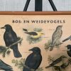 Oude Schoolkaart Bos- en Weidevogels - Afbeelding 3
