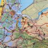 Oude Schoolkaart Tweede Wandkaart van Nederland - Afbeelding 9