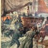 Oude Schoolkaart Aankomst van Willem I te Scheveningen (1813) - Afbeelding 5