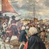 Oude Schoolkaart Aankomst van Willem I te Scheveningen (1813) - Afbeelding 6
