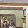 Oude Schoolkaart Rembrandt in zijn schildercaemer (1665) - Afbeelding 4