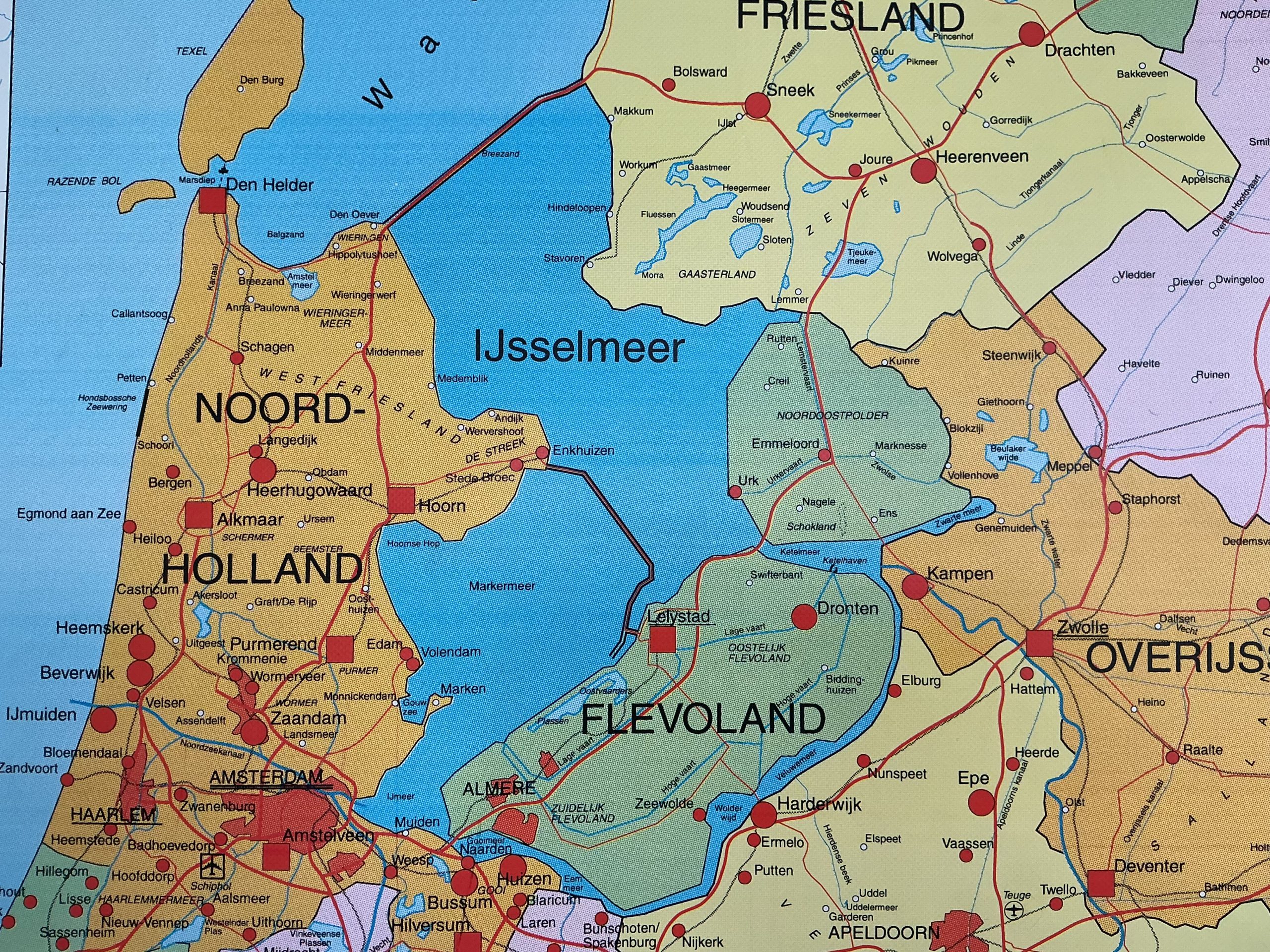 Hebri Schoolkaart van Nederland (Alleen afhalen) - Afbeelding 7
