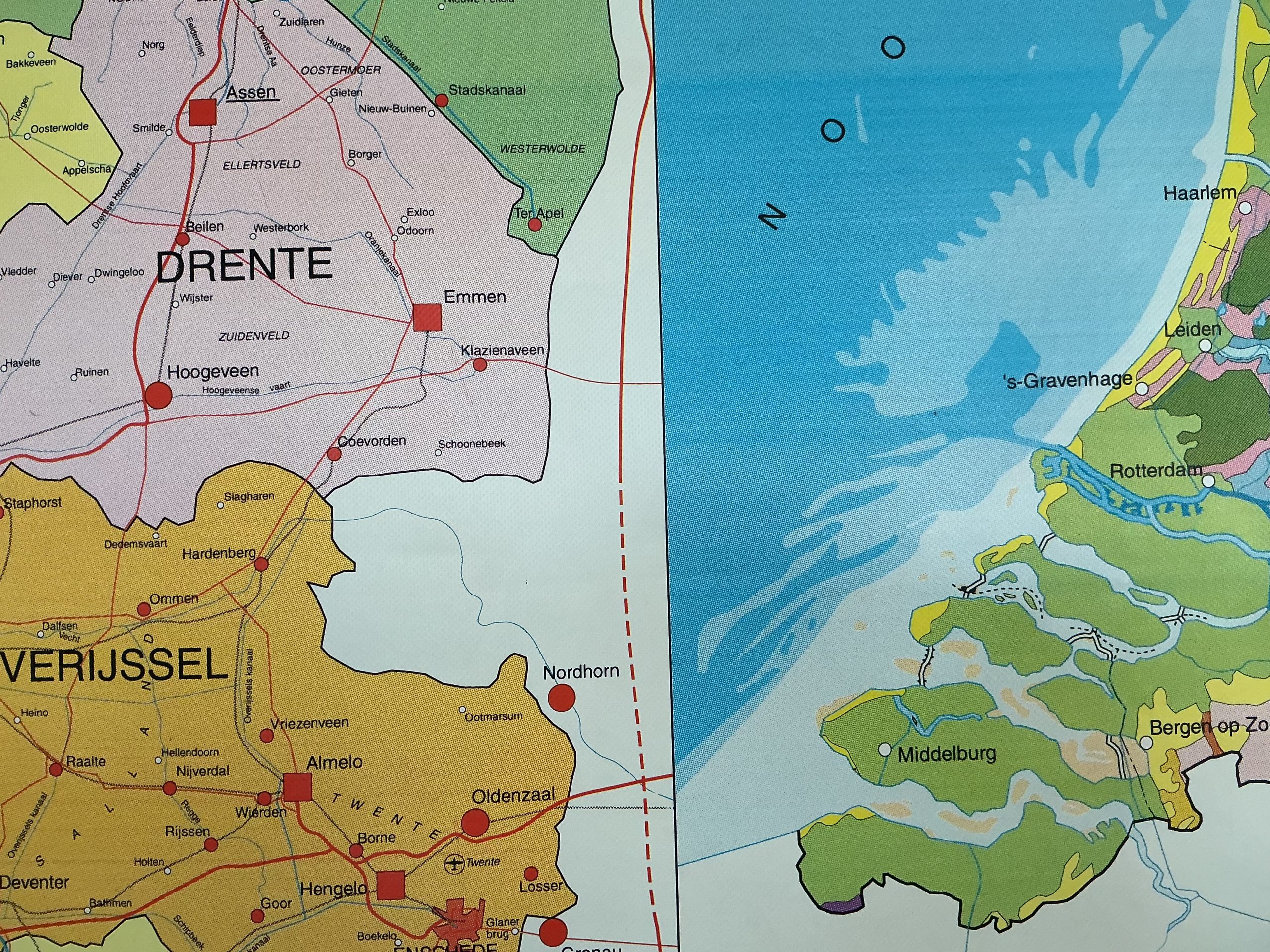 Hebri Schoolkaart van Nederland (Alleen afhalen) - Afbeelding 8