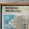 Oude Schoolkaart Bedreigd Waterland - Afbeelding 2